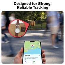 Vena For Apple AirTag Holder And Keyring, AirTag Keychain Holder Waterproof AirTag Case - 無色 - 查看 6