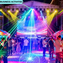 Lampu Panggung DJ Disko, Dilengkapi dengan Kontrol Jarak Jauh, Kontrol Suara, dan Fungsi Konsol DMX Terintegrasi, Cocok untuk Pertunjukan Panggung, Bar, KTV, Bernyanyi dan Menari, Pesta, Ulang Tahun, Penciptaan Suasana, dan Pernikahan - Steker Tipe B AS (110-127V) - View 8
