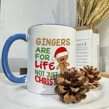 [24-Hour Delivery Within Mexico] Double-Sided Print Mug, A Fun Gingerbread Man Mug For Christmas, Suitable For Coffee Or Juice, With A Capacity Of 11 Ounces Or 360 Milliliters, Perfect As A Gift. - 5 - 查看 2