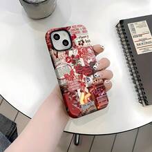 Funda para teléfono de estilo vintage con temática del Oeste, compatible con Samsung, Apple, VIVO, OPPO, , Transsion, ,  y Honor. Fabricada en TPU, ofrece protección contra golpes y caídas. Un regalo ideal para amigos y familiares. - Negro - Ver 5