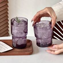 2pcs Purple Elegant Cups, Beautiful Cups, Party Essential, Home Essential Container, Dishwasher - Purple - View 11