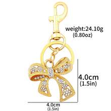 A European And American Full Diamond Bow Clothing Keychain Key Accessories - Fashionable And Cute. Women's Bag Accessories - Multicolor - View 15