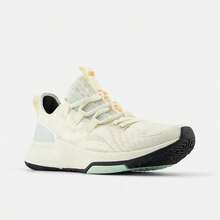 New Balance FuelCell Trainer V2 |  | Women Professional Running Shoes - Angora with Calcium and Clay Ash - View 2
