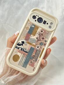 NR193 気分を良くする時間,対応するPixel 10 9 8 Pro 9A 8A ケース、対応するiPhone17 16 15 14 13 12 11 Pro Max 7 8 16 15 14 Plus 16e 17e 17 Air ケース、フルカメラ保護ソフト TPU ケース、キャンディカラーエンジェルアイラダーマットシリコン肌に優しいタッチフォンケースカバー（女性＆女の子向け） - ホワイト - チェックする 5
