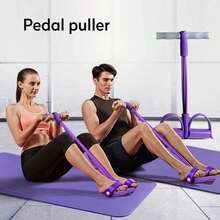4-Tube Elastic Yoga Resistance Band Premium PVC Fitness Pull Rope Multi Resistance Levels Adjustable Strength Training Band Sturdy Comfortable Hand Grip Durable Wear-Resistant Portable Lightweight Easy Storage Full Body Workout Trainer Ideal For Core Arm Leg Muscle Building Body Stretching Fat Burning Shaping Suitable For All Fitness Lovers Home Indoor Office Daily Exercise Sports Fitness Accessories - Nhiều màu - Xem 3