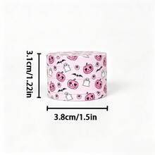 1PC, Girly Halloween Theme Metal Grinder Pink Pumpkin Ghost Design Niche Personalized Portable Shredding Tool Smoking Accessory - View 3