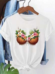 Women T-Shirts - Weiss - View 8