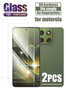 2-Pack High Definition Transparent Screen Protector, Compatible With G Power (2021)/G Power/G Power 5G/G Power (2022)/G Power 5G (2023)/E40/G50 5G/G50 4G/G Series, High Hardness Tempered Glass Phone Screen Protector, Made Of Premium Reinforced Glass With Stable Structure And Good Anti-Aging Performance, Long-Lasting Anti-Yellowing. Reinforced Scratch-Resistant And Wear-Resistant Coating Allows The Film To Withstand Daily Friction And Frequent Sliding. - Clear - View 9