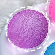 Squishy Creative Mulberry Colorful Fruit Jelly Ice Ball Squeeze Toy, Handmade Stress Relief Ball With Soft, Deformable, Crunchy Texture, High Aesthetic Value Fidget Toy, Birthday Gift - Multicolor - View 11