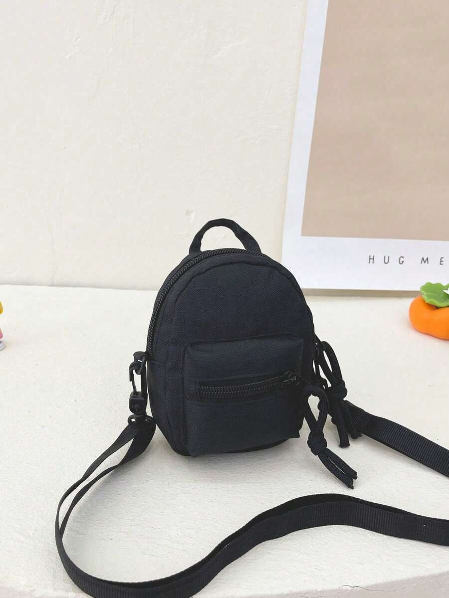A Stylish Mini Coin Purse With A Nylon Zip Closure. This Korean-Style, Chic, And Simple Crossbody Bag Is Perfect For Everyday Use. - Multicolor - View 1