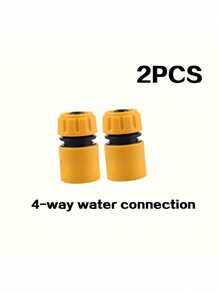 Bộ súng phun nước áp lực cao, chịu lực tốt, 4 chế độ phun điều chỉnh được, đầu phun bằng đồng chống rò rỉ, tay cầm tiện dụng, bộ chuyển đổi kết nối nhanh, thích hợp cho rửa xe, tắm thú cưng, làm sạch sân vườn, bãi cỏ, hiên nhà. - Nhiều kiểu dáng - Xem 12