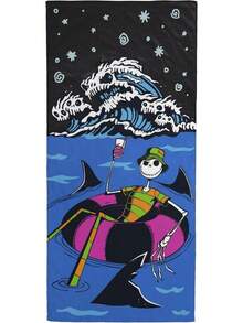 Nightmare Before Christmas Bath Pool Beach Towel - Kids Super Soft & Absorbent 100% Cotton Towel With , Measures 28 X 58 - 白色 - 查看 7