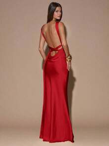 Women Midi Dresses - 紅色的 - 查看 8