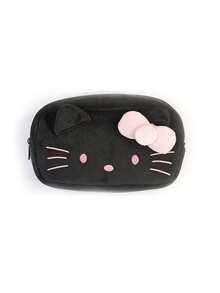 SANRIO 可愛 Hello Kitty 絨毛筆袋，可愛貓咪化妝包 - 毛絨款 - 查看 15