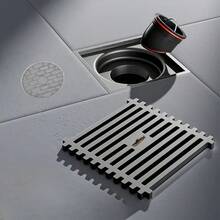 Thick Stainless Steel Copper Core Floor Drain, Perforated Grate For Rapid Drainage, Effective Deodorization And Anti-Insect, Detachable And Washable, Prevents Clogging, Suitable For Bathroom Dry And Wet Areas - New Model - View 17