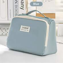 1pc Vertical Standing Pencil Bag, Minimalist Stationery Pouch, High-Aesthetic Storage Pencil Case, Large Capacity, Mori Style, Suitable For School, Study And Office Storage, Back To School - Pencil Case - View 9