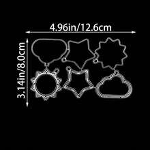 1pc Heart-Shaped Balloon Rattle Metal Cutting Die Template, Suitable For DIY Scrapbook/Photo Album Decoration Embossing DIY Paper Card - DIY Cutout Patterns - View 3