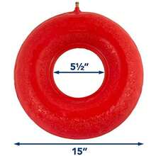 Hemorrhoid Hemroid Tailbone Donut Round Pillow Cushion by APEX/CAREX HEALTHCARE - Rojo - Ver 6