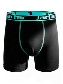 XXXL Size 6pcs/Pack Solid Color Plus Size Men's Boxer Briefs, Made Of Polyester Fabric, Soft And Skin-Friendly, Fashionable Suitable For Wedding, Anniversary, Daily Wear And Other Occasions. Men's Shorts, Men's Boxer Shorts, Gift For Boyfriend - Multicolor - View 4