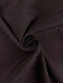Set de 2 piezas Uniforme de enfermera para mujer, Parte superior + Pantalones con bolsillos, Ropa de trabajo para sala de cirugía, Ropa de trabajo para salón de belleza Primavera - Marrón Chocolate - Ver 9