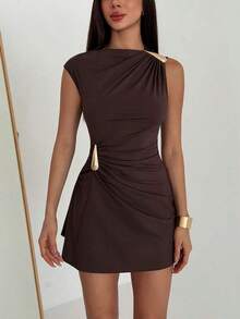 Women Midi Dresses - 栗子2 - 查看 8