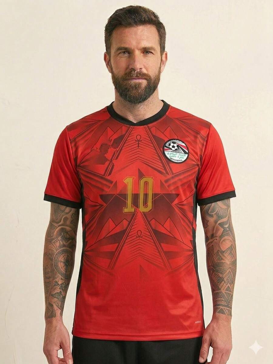 New National Team Jerseys For The 2026 World Cup - Current Models - Mesir Merah - View 1