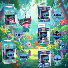1pc Hot Selling Stitch From Lilo & Stitch Sitting Pose Plush Keychain, Ideal Souvenir Gift For Movie/Anime Fans, Random Style - Multicolor - View 2