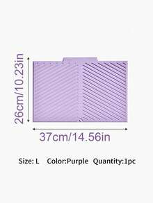 1 Pc Silicone Dish Drying Mat - Foldable, Heat-Resistant, Multi-Purpose Kitchen Draining Pad, Suitable For Dishes And Utensils,Non-Slip Kitchen Mats For Sink Side, Natural And Hygienic Kitchen Essential For Home And Kitchen Room Decor, Part Of Your Cozy Fall& Winter Styles And Christmas Decorations - Dark Grey - View 22