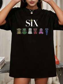 Women T-Shirts - Black - View 6