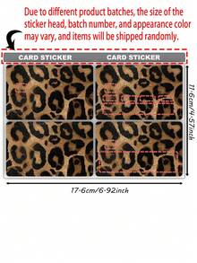 4pcs/Set Creative Pattern Credit Card Stickers, Anti-Fingerprint Anti-Scratch, Ultra-Thin Design, Suitable For Debit Cards, Transportation Cards, Credit Cards And Other Special-Purpose Stickers,Card Sticker Cover - 4pcs - View 8