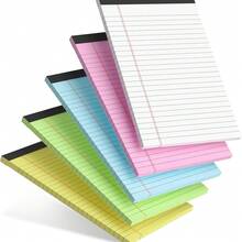 2 buah buku catatan berlubang A5, buku memo bergaris, buku memo portabel, kertas tebal, cocok untuk pelajar dan penggunaan kantor. - 203mm*127mm - View 2