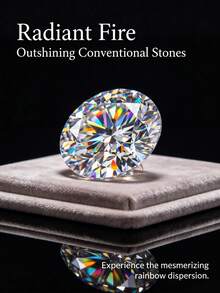 Brilliant-Cut Diamond Melee Stones With High Clarity, Shining Gemstones Suitable For Engagement Rings, Elegant Jewelry Making Accessories – D-Color VVS-Grade High-Clarity Moissanite Rings. These Feature A Clear, Cool White Color That Does Not Yellow Or Cloud, Comparable To Top-Tier Natural Diamonds For Engagement Rings. - Multiple Styles - View 8