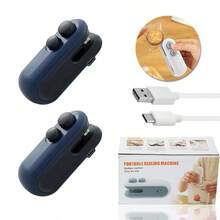 Mini Snack Bag Sealing Machine,2 In 1 Heat USB Rechargeable Snack Bagselaer,Plastic Electric Bag Sealers, Keep Food Fresh.Cellador De Bolsas, Portable Sealer Picnics#Kitchen Essentials,Gadgets,Kitchen Gadgets - Multicolor - View 11