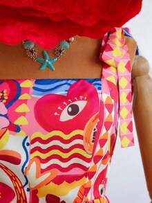 Women Midi Dresses - Multicolor 2 - View 8