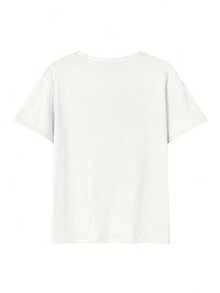 Women's T-Shirt For Spring And Summer - White - View 5