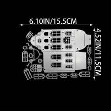 3D房屋切割模具 房屋壓花模板 碳鋼切割模板 金屬手工切割模具 適用於製作卡片、手工相簿、裝飾品等 - DIY可愛建築 - 查看 6