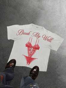 Valley Dreams 1976 Forever (Cotton T-Shirt 220) Men's T-Shirt, Casual Cotton T-Shirt, Loose Fit, Versatile, Unisex, Suitable For Christmas Gifts, Indoor And Outdoor Use - 粉色 - 查看 1