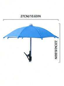 Portable Phone Holder Umbrella, Waterproof Anti-Glare Cute Umbrella With Phone Holder, UV Protection Mini Umbrella, Suitable For Light Rain, Universal Phone Sun Shade - Multicolor - View 14