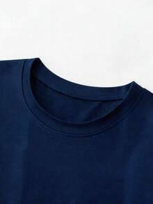 Summer Men's Crew Neck T-Shirts Gym Leisure Vacation High Quality Men's Shirts Fashion Prints Y2K Men's Clothing Festival Sweatshirt Men's Sets Men's Gifts Local Mexico - 藍色 - 查看 3
