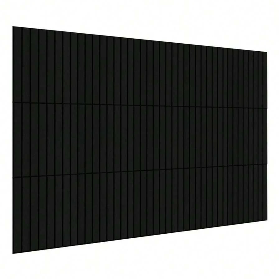 18 Pack Acoustic Panels 12x12x0.35 In Fireproof Sound Dampening Wall Panels With Hook And Loop For Studio Theater - Black - View 1