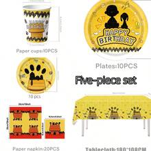 Children's Birthday Party Decorations, Puppy Theme Party Birthday Decorations, Tabletop Decor - Multicolor - View 1