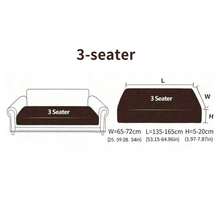 1 chiếc bọc đệm ghế sofa màu xám đậm đơn giản, dày dặn, co giãn tốt, dùng để bọc tựa lưng và bảo vệ ghế sofa, chống bụi bẩn, dễ tháo lắp và giặt, phù hợp cho mọi mùa, thích hợp trang trí phòng khách. - Màu xám đen - Xem 12