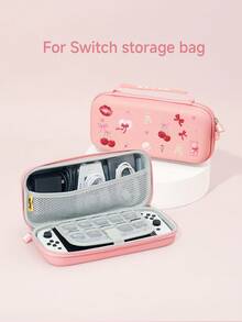 Accessories For Nintendo Switch, Including Bear, Bow, Cherry Pattern Protective Case, Storage Bag, Game Card Holder Compatible With New Switch 2 (2025), NS2/Switch OLED/Switch Lite, Best Gift Compatible With Switch Players, Romantic Gift For Valentine's Day - Multicolor - View 8