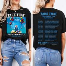 Take That The Circus Live 2026 Tour Shirt, Summer Concert Tee - Black - View 1