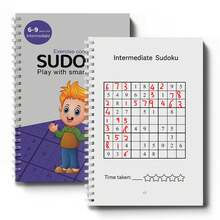 Seri Buku Latihan Aktivitas Sudoku untuk Pemula, Latihan Teka-Teki Logika Angka yang Cocok untuk Berbagai Tingkat Pembelajaran, Latihan Otak untuk Meningkatkan Fokus, Konsentrasi, dan Keterampilan Pemecahan Masalah - MultiWarna - View 7