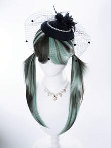 alicegarden 28 Inch Long Synthetic Straight Wig, Multi-Color Natural Style, With Bangs Design, Suitable For Daily Use, Natural And Realistic, Suitable For Women To Wear (Accessories Not Included) - Multicolor - View 4