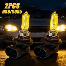 2 piezas Accesorios de faro de coche amarillo 9005 - lámpara halógena - Ver 11