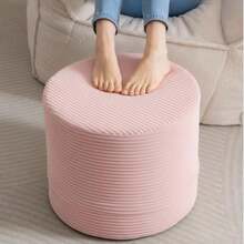 Ottomans - Pink Velvet Pink - View 2