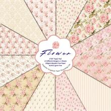 12Sheets Flower Garden Journal Paper, Floral Scrapbook Paper Vintage Pink Rose Pattern Pack For Bullet Journal, Scrapbooking, Planner Decor & Coquette Collages - Multicolor - View 10