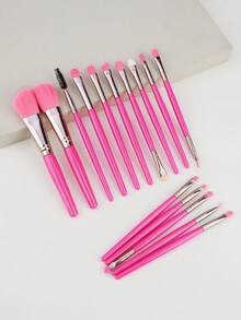 15pcs Professional Makeup Brush Set, Suitable For Flawless Foundation, Blush, Concealer And Eyeshadow - Makeup Tools For Full Face And Eye Details - Multicolor - View 1